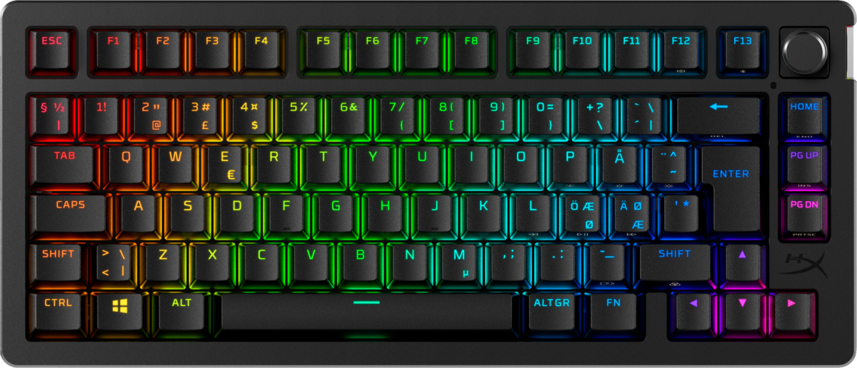 Безжична геймърска механична клавиатура с HyperX Alloy Rise 75на ниска цена с бърза доставка - BestPC.BG