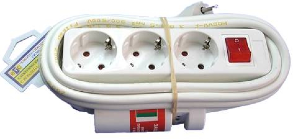 Контакт ETC 73-931 eл. разклонител със защита от пренапрежение и детска защита 3 гнезда,3.0м. с ключна ниска цена с бърза доставка - BestPC.BG