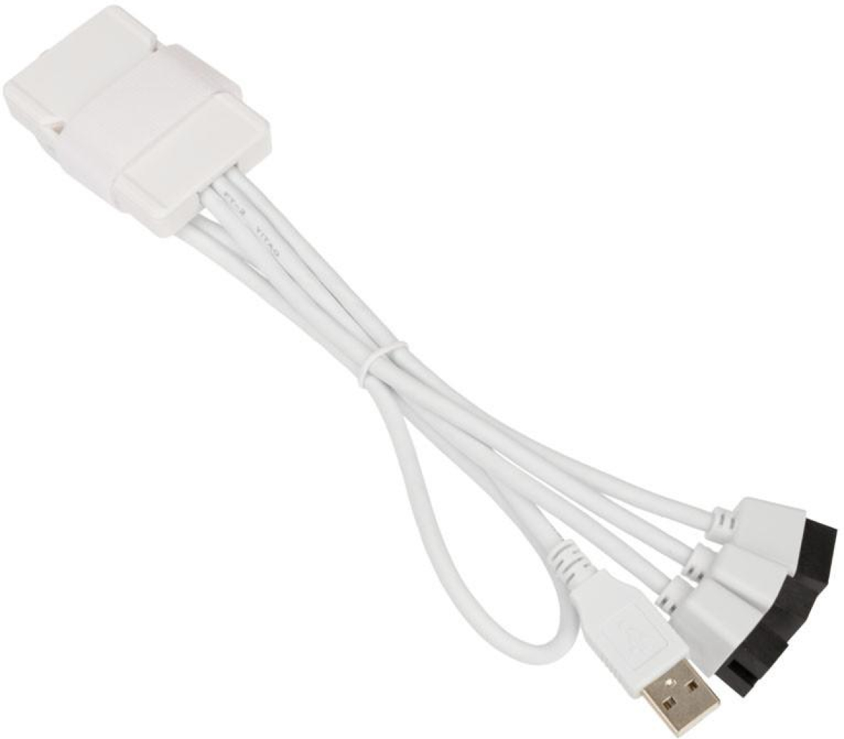 USB Хъб Lian Li PW-U2TPAB USB 2.0 1-към-3 Hub - Бялна ниска цена с бърза доставка - BestPC.BG