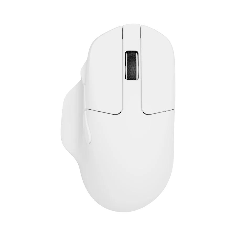 Мишка Keychron M7, Безжична, PixArt PAW 3395, 6+1 бутона, 26000 dpi, USB Type-C, Бялна ниска цена с бърза доставка - BestPC.BG
