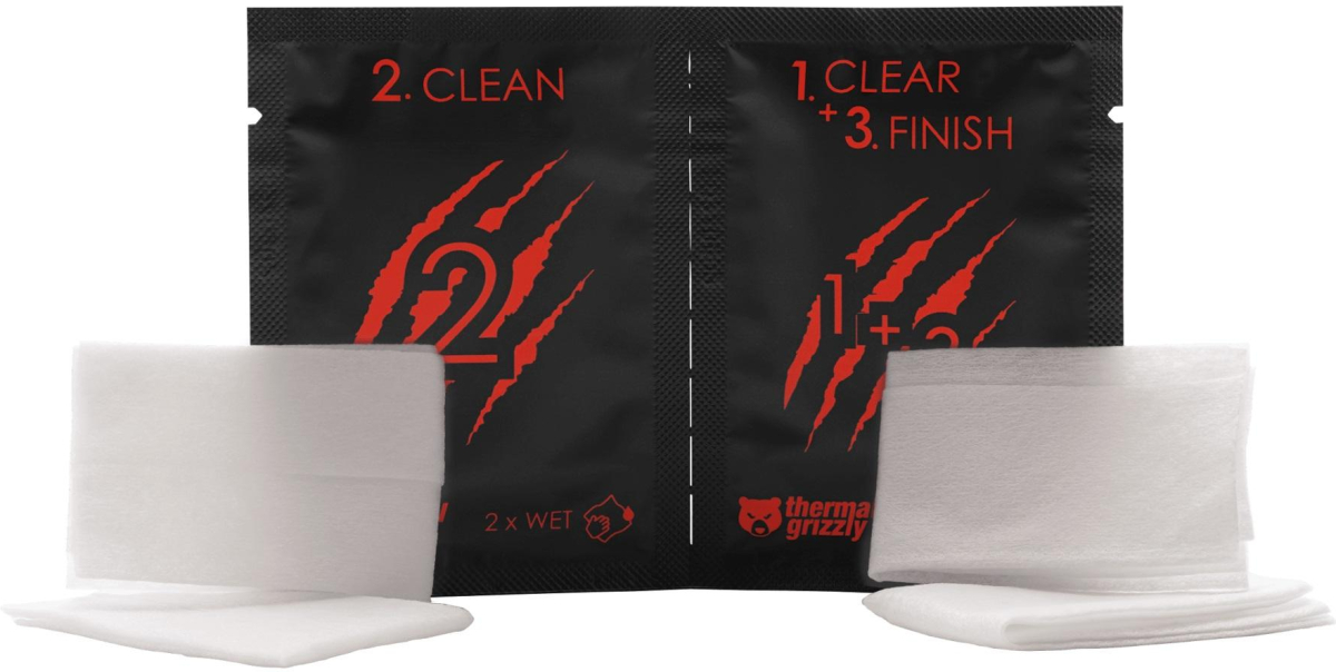 Други Почистващи кърпички за процесор Thermal Grizzly, 10 брояна ниска цена с бърза доставка - BestPC.BG