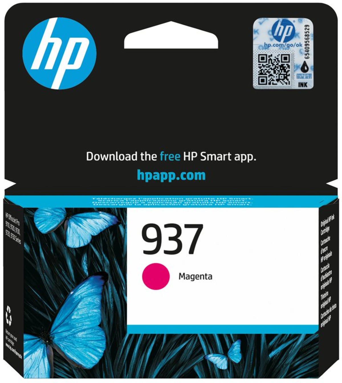 Касета с мастило HP 937 Magenta Original Ink Cartridgeна ниска цена с бърза доставка - BestPC.BG