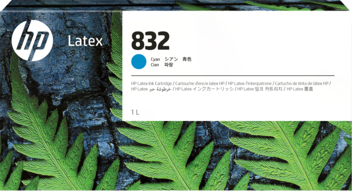 Касета с мастило HP 832 - еднолитрова, циан латексова, мастилена; 4UV76Aна ниска цена с бърза доставка - BestPC.BG