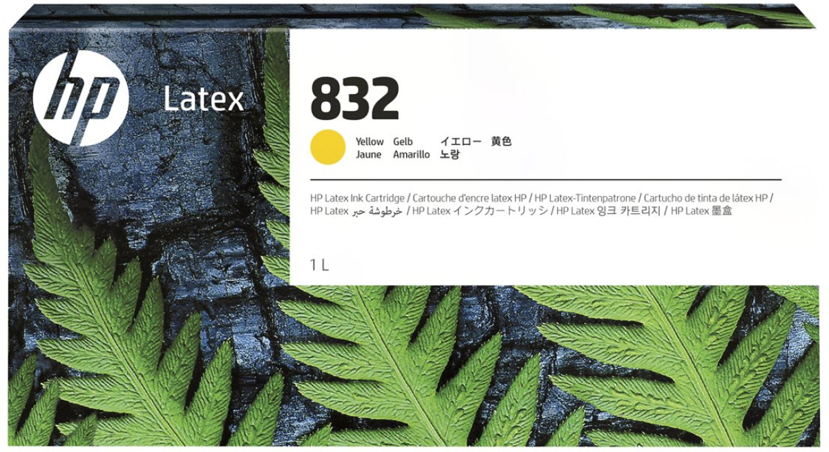 Касета с мастило HP 832 1L Yellow Latex Ink Cartridgeна ниска цена с бърза доставка - BestPC.BG