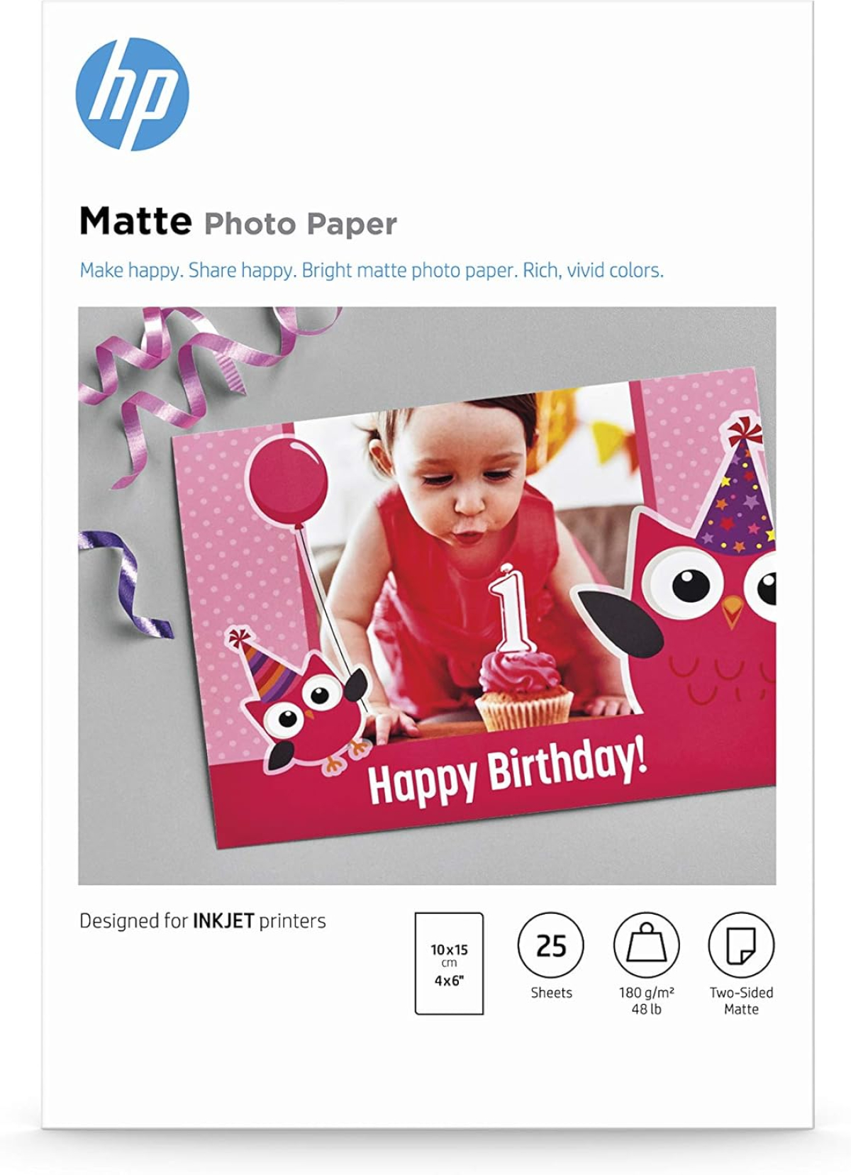 Хартия за принтер HP Matte FSC Photo Paper 4x6 25 sheetsна ниска цена с бърза доставка - BestPC.BG
