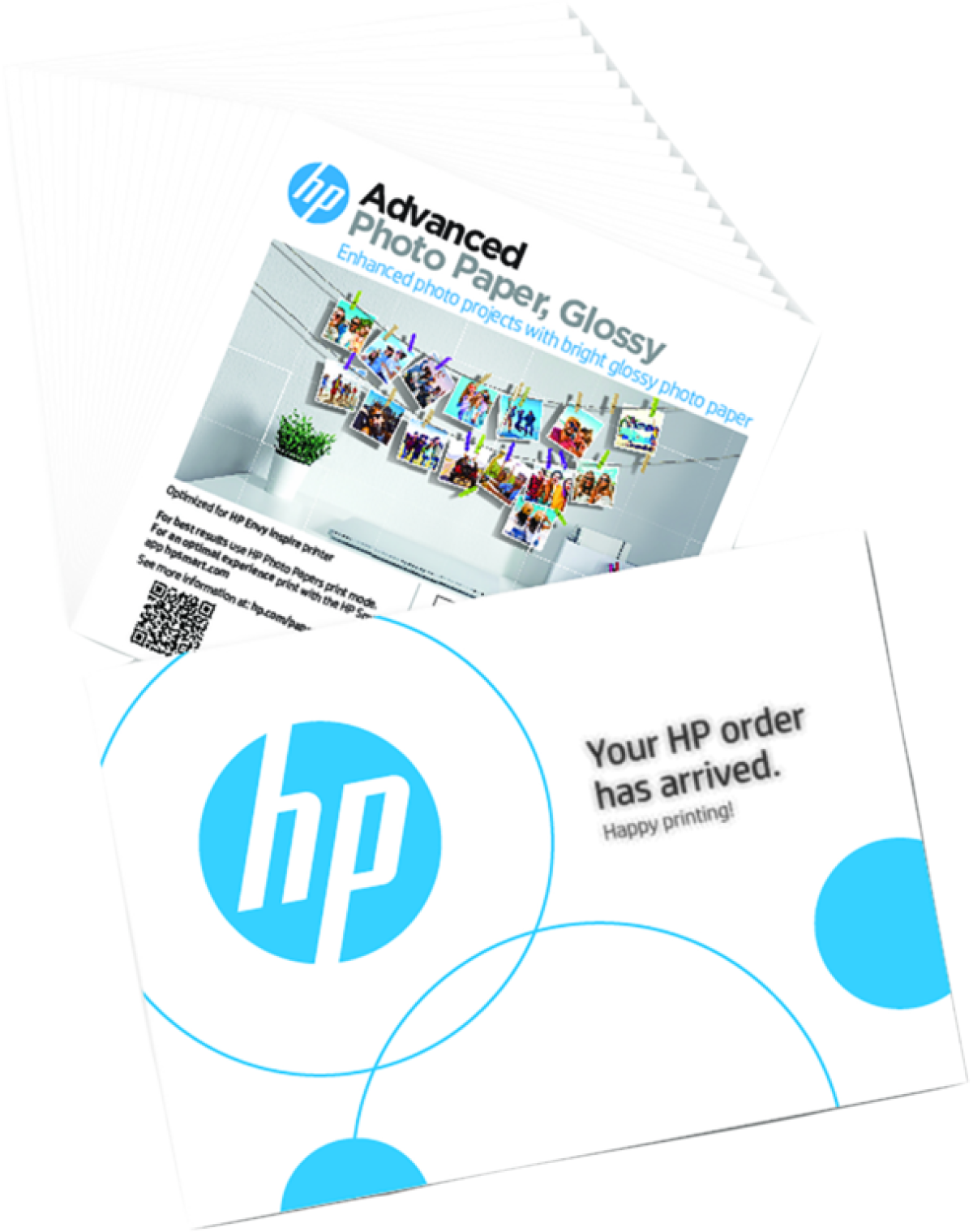 Хартия за принтер HP Advanced Photo Paper Gloss 5x5 in 127x127 mm - 20 sheetsна ниска цена с бърза доставка - BestPC.BG