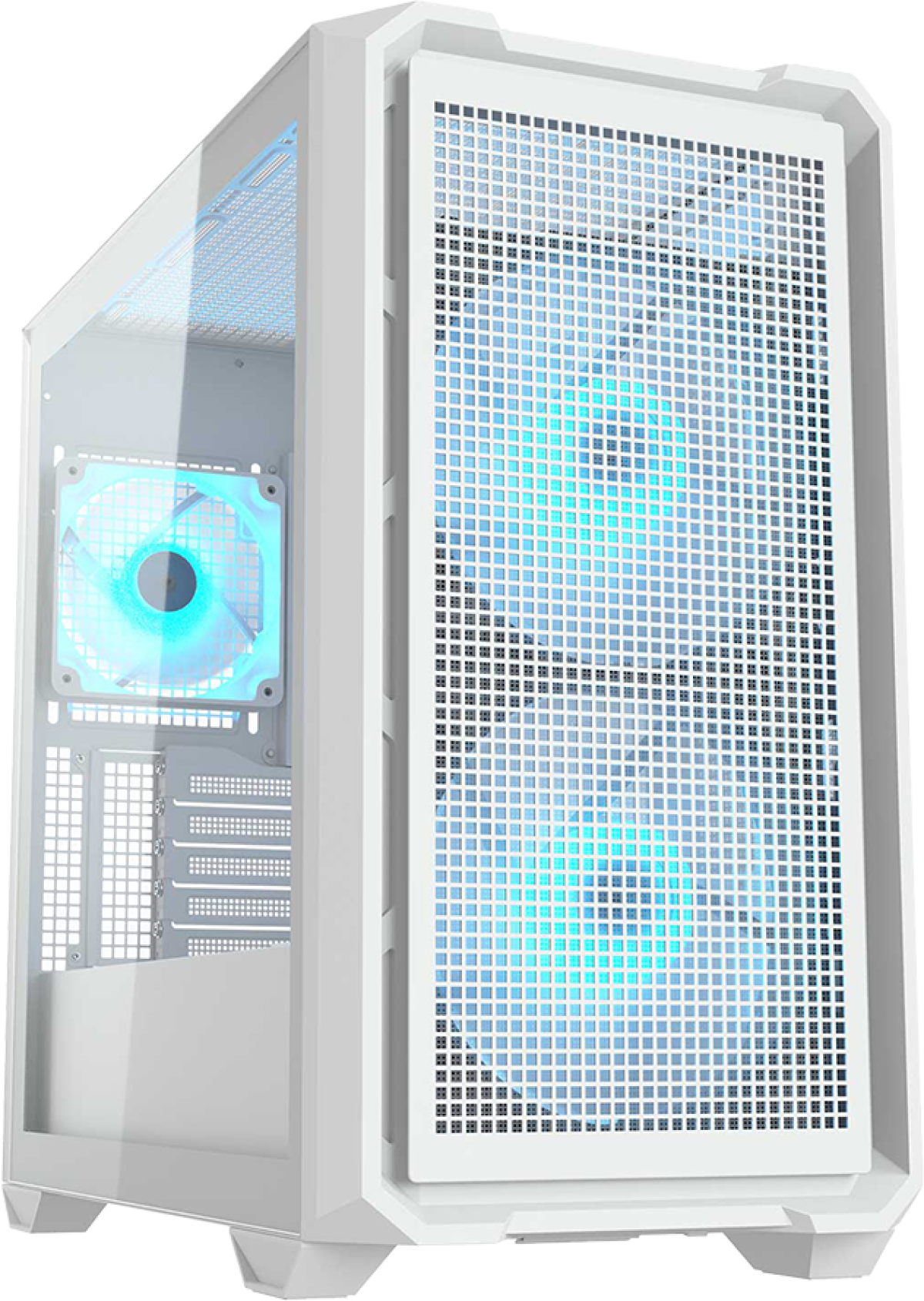 Кутия COUGAR MX600 Mini RGB PC Case, Mini Tower, Бялна ниска цена с бърза доставка - BestPC.BG