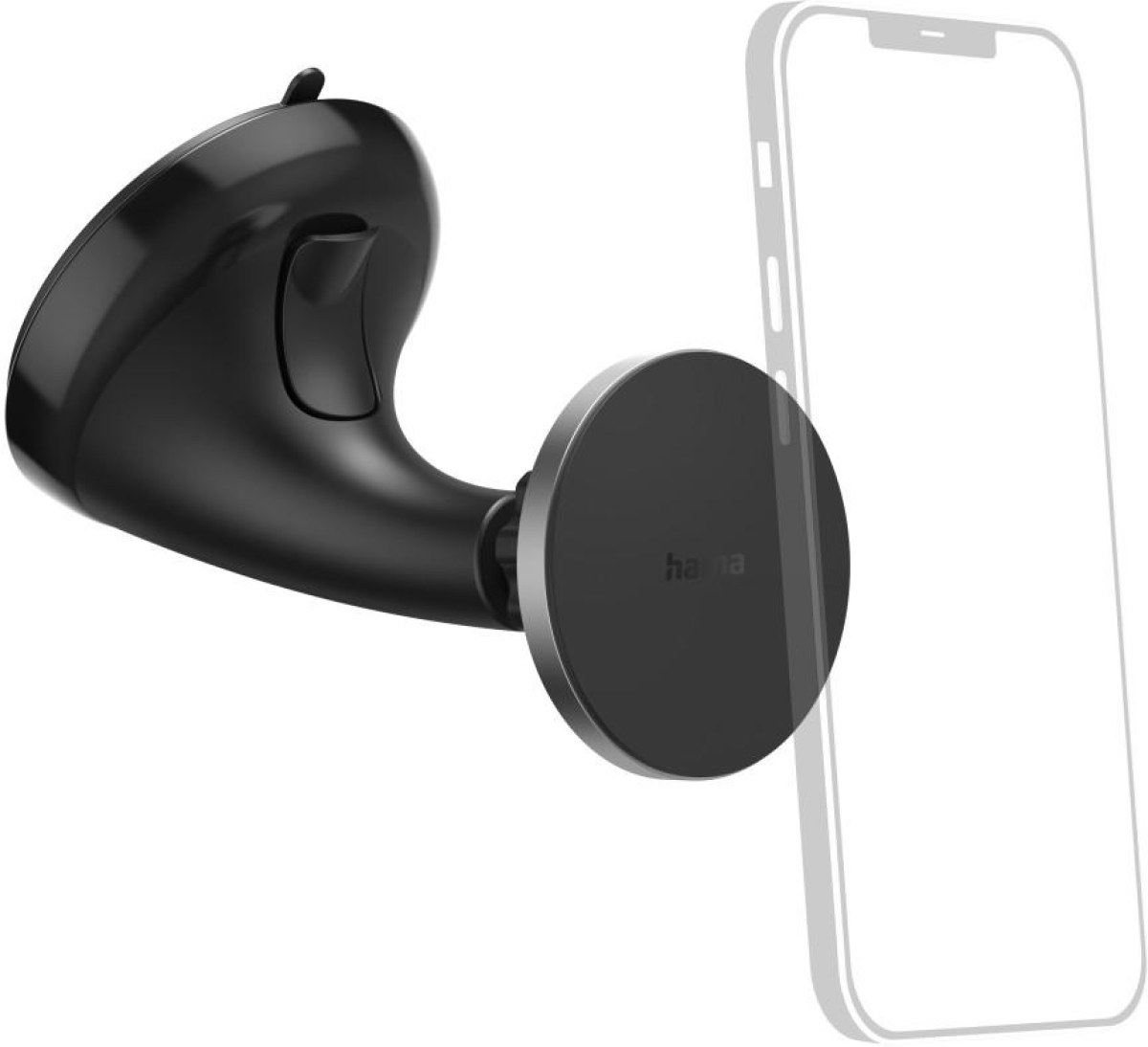 Принадлежност за смартфон HAMA Магнитна стойка за кола за телефон MagLock, За предното стъкло, Чернана ниска цена с бърза доставка - BestPC.BG