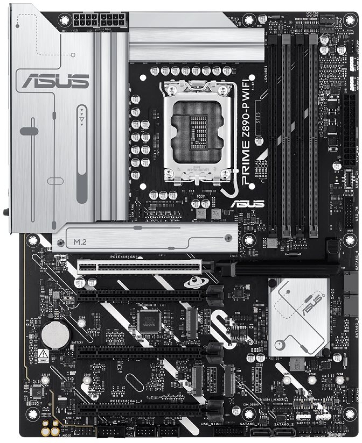 Дънна платка ASUS PRIME Z890-P WIFI LGA1851 DDR5 ATX MBна ниска цена с бърза доставка - BestPC.BG