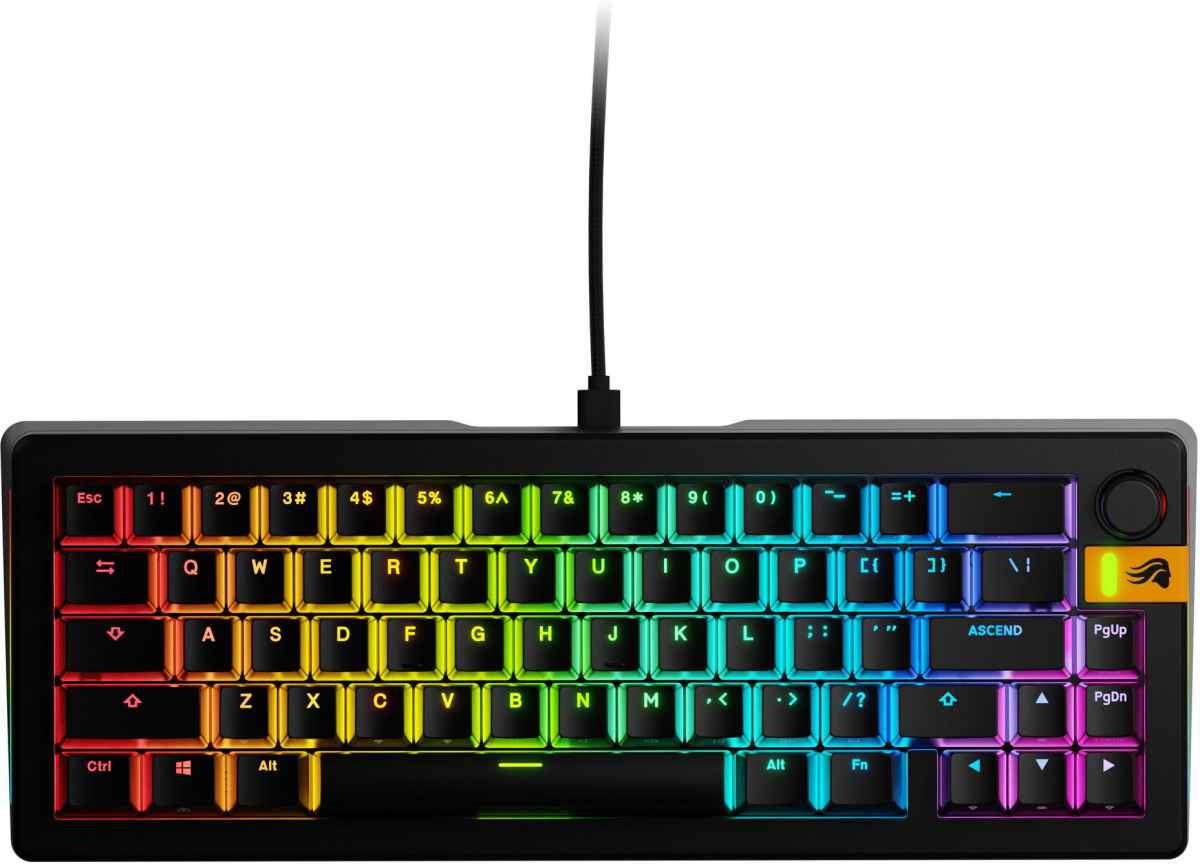 Геймърска механична клавиатура Glorious GMMK 3 HE 65% Black - Fox HE Switches, Чернана ниска цена с бърза доставка - BestPC.BG