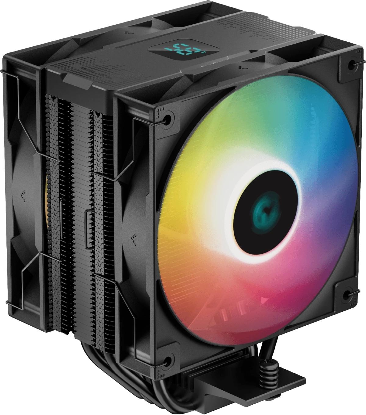 DeepCool охладител CPU Cooler AG400 DIGITAL PLUS - Addressable RGB - LGA1700-AM5на ниска цена с бърза доставка - BestPC.BG