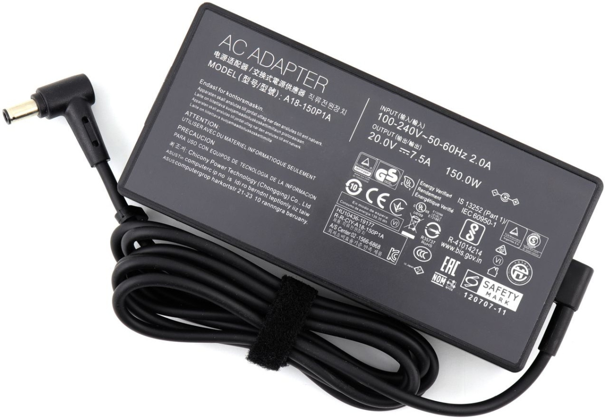 Заряднo за лаптоп Asus, 150W/20V/7.5A, букса - 5.5mm 2.5mmна ниска цена с бърза доставка - BestPC.BG