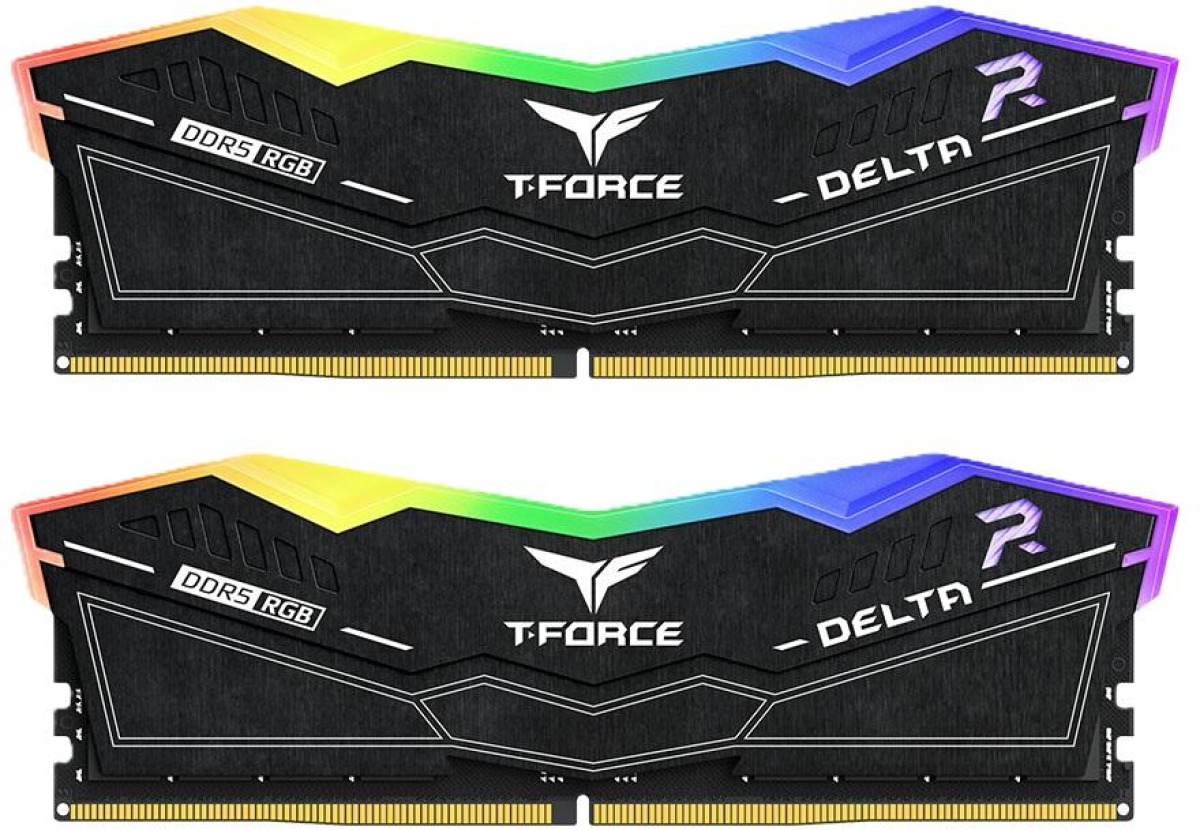 Памет Team Group T-Force Delta RGB DDR5 32GB (2x16GB) 6400MHz CL32на ниска цена с бърза доставка - BestPC.BG