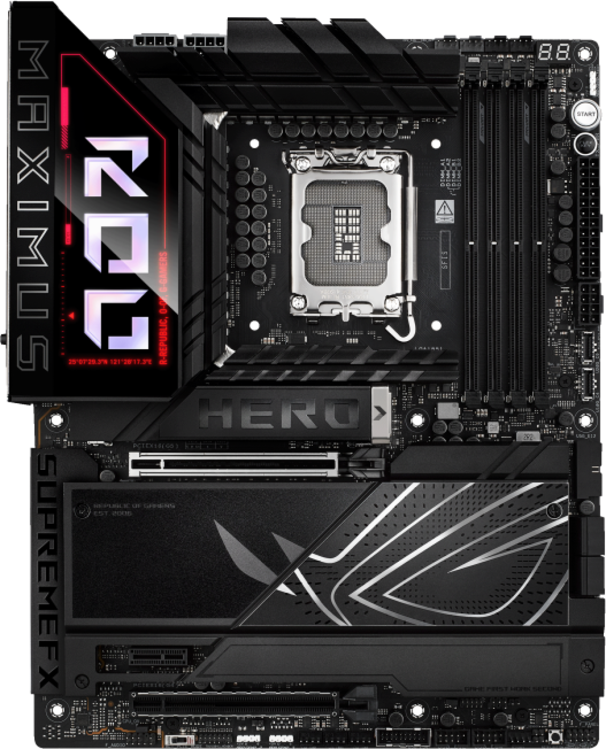 Дънна платка ASUS ROG MAXIMUS Z890 HERO, LGA 1851, 4 х DDR5, 192 GB, ATXна ниска цена с бърза доставка - BestPC.BG