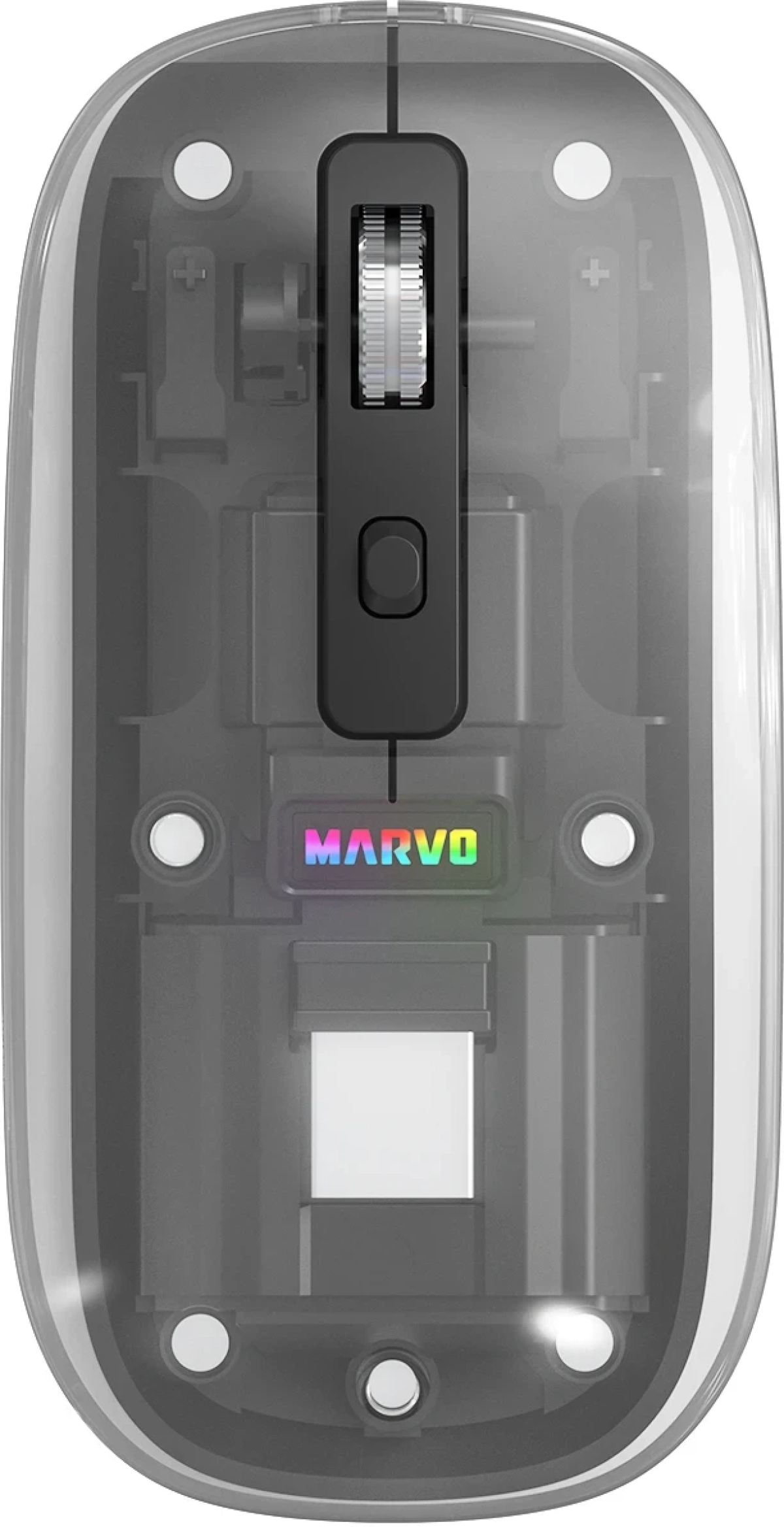 Мишка Marvo M810W, 1600dpi, 2.4G, Bluetooth, Подсветка, За лява и дясна ръка, Черенна ниска цена с бърза доставка - BestPC.BG