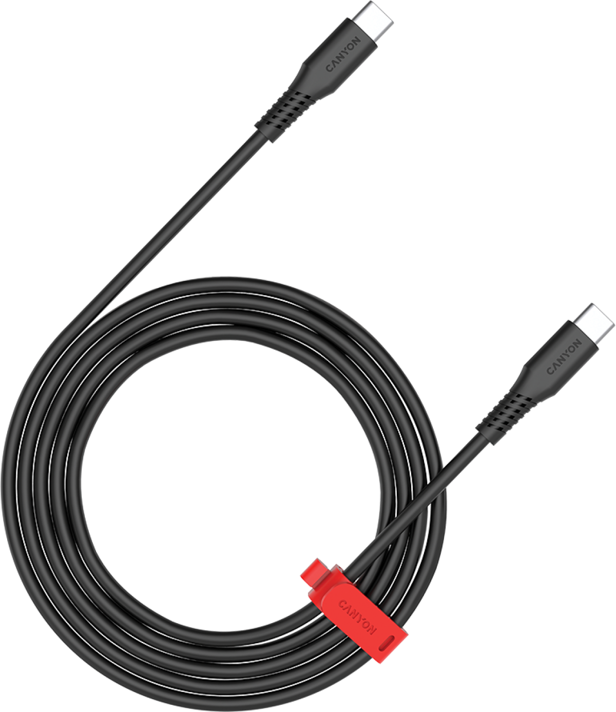 Кабел/адаптер CANYON cable CC60SC C-C 60W 2m Blackна ниска цена с бърза доставка - BestPC.BG