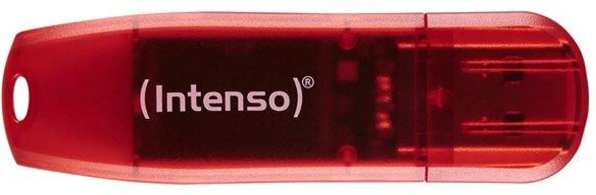 Intenso USB flash drive Rainbow Line - USB 128 GB - redна ниска цена с бърза доставка - BestPC.BG