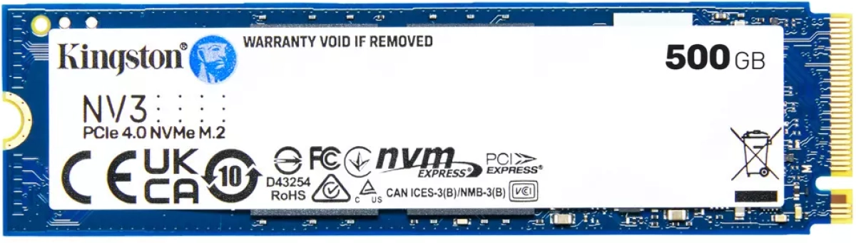 SSD KINGSTON SNV3S-500G M2 PCIEна ниска цена с бърза доставка - BestPC.BG