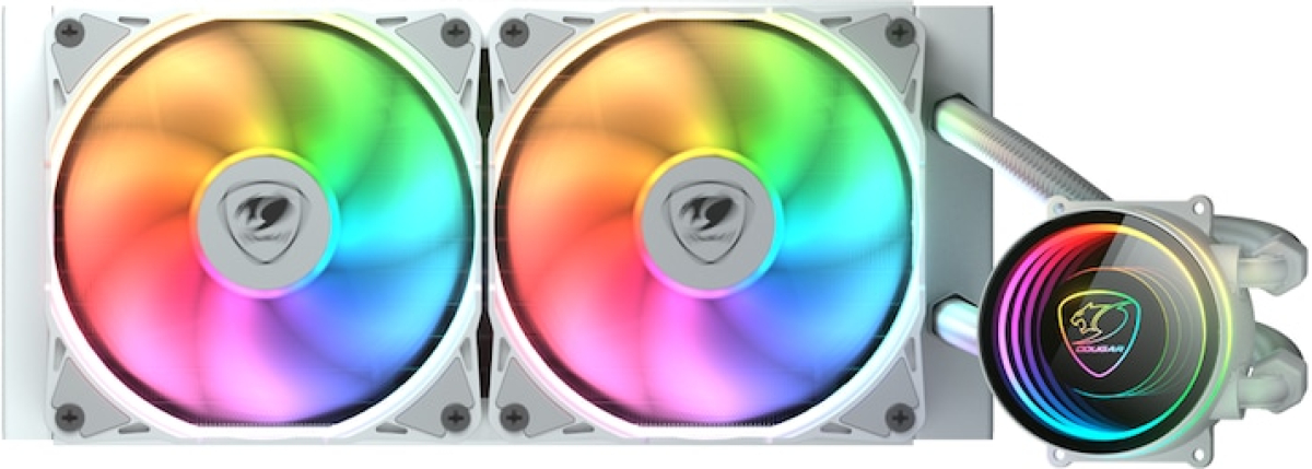 Водно охлаждане COUGAR POSEIDON ELITE ARGB 240 White AiO Liquid Watercoolingна ниска цена с бърза доставка - BestPC.BG