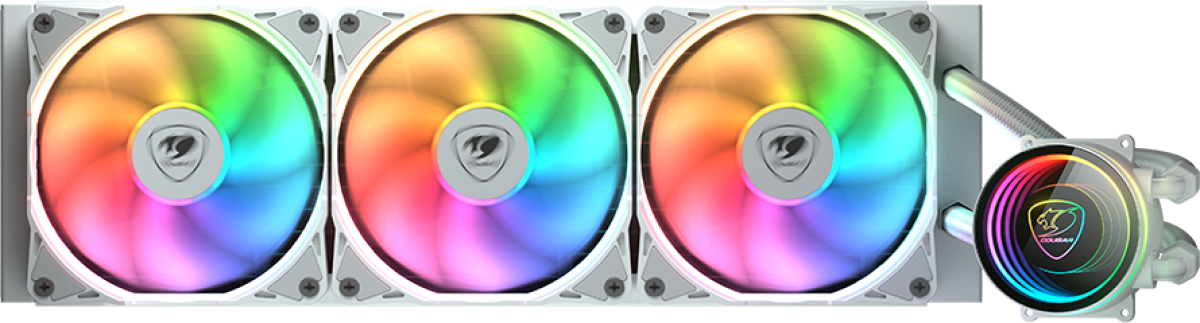 Водно охлаждане COUGAR POSEIDON ELITE ARGB 360 White AiO Liquid Watercoolingна ниска цена с бърза доставка - BestPC.BG