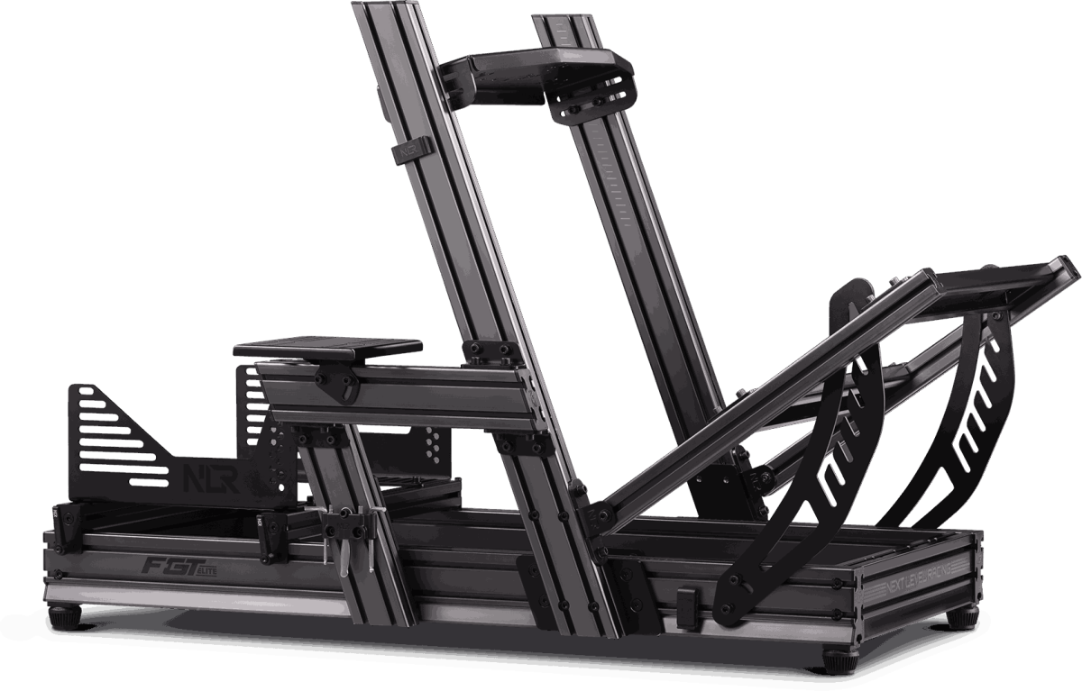 Геймърски стол Кокпит симулатор Next Level Racing F-GT Elite - Wheel Plate Editionна ниска цена с бърза доставка - BestPC.BG