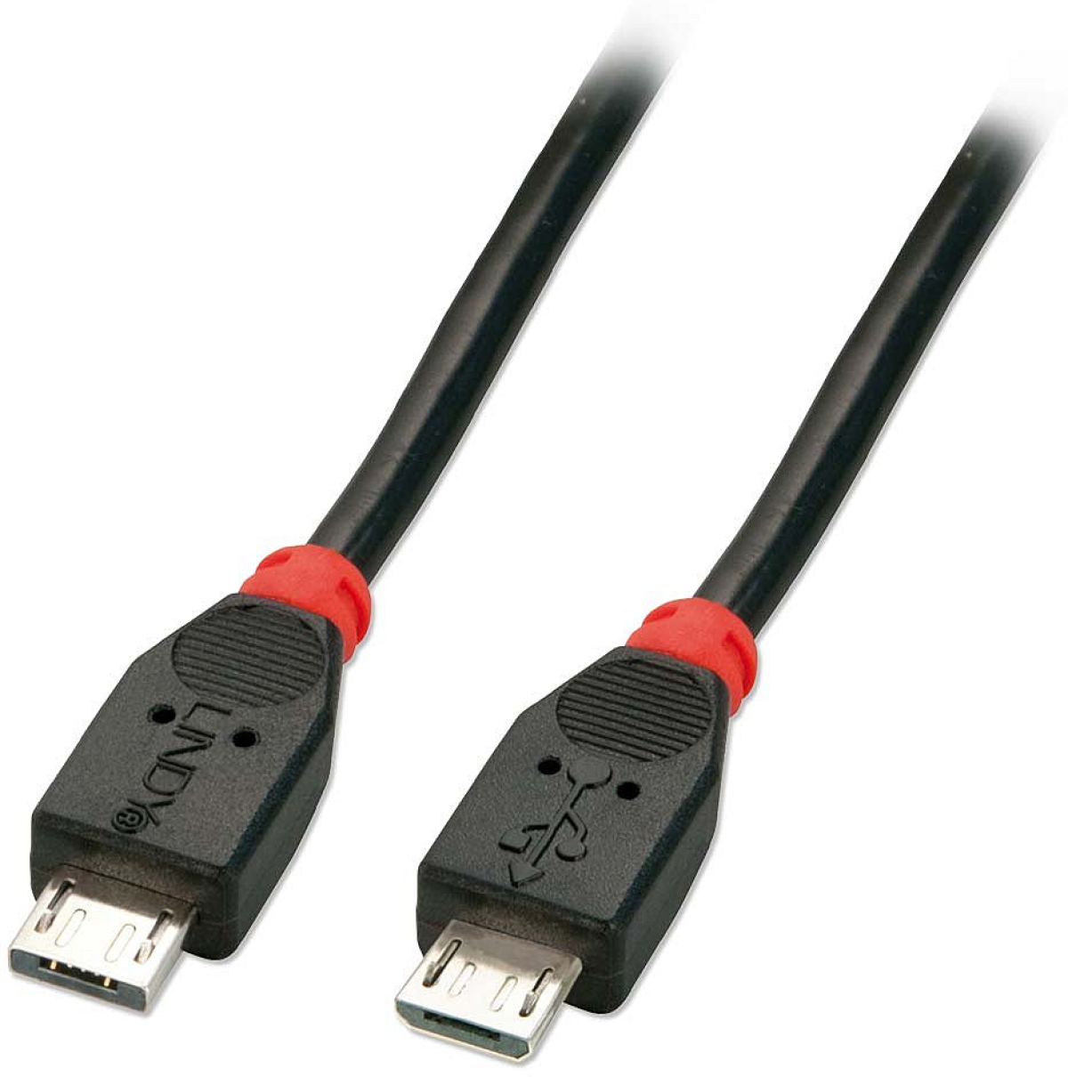 LINDY LNY-31941 :: Кабел Anthra Line, USB 2.0 Type Micro A - Micro B, OTG, M-M, 1.0 мна ниска цена с бърза доставка - BestPC.BG