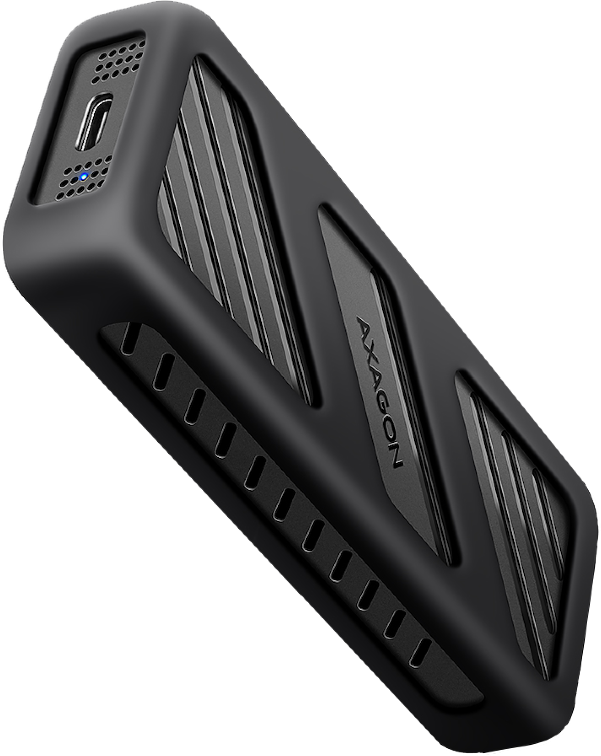 Кутия/Чекмедже за HDD AXAGON EEM2-20G USB-C 3.2 Gen 2x2 20Gbps - M.2 NVMe SSD ARMORED 30-80mm ALU boxна ниска цена с бърза доставка - BestPC.BG