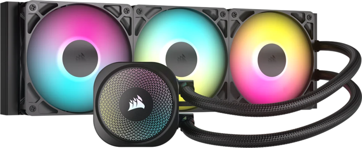 Водно охлаждане CORSAIR NAUTILUS 360 ARGB, 360 мм радиатор, течен процесорен охладителна ниска цена с бърза доставка - BestPC.BG