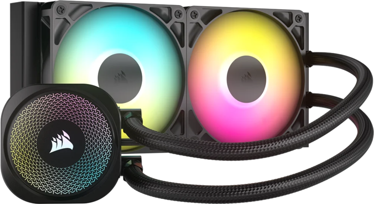 Водно охлаждане CORSAIR NAUTILUS 240 ARGB, 240 мм радиатор, течен процесорен охладител, Черенна ниска цена с бърза доставка - BestPC.BG