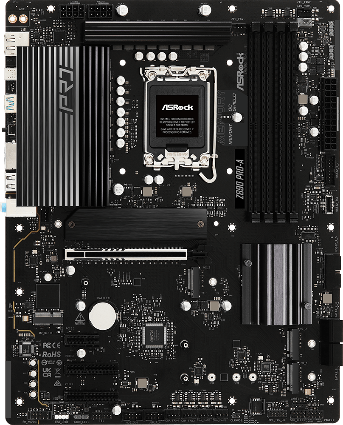 Дънна платка ASRock Z890 PRO-A LGA 1851на ниска цена с бърза доставка - BestPC.BG