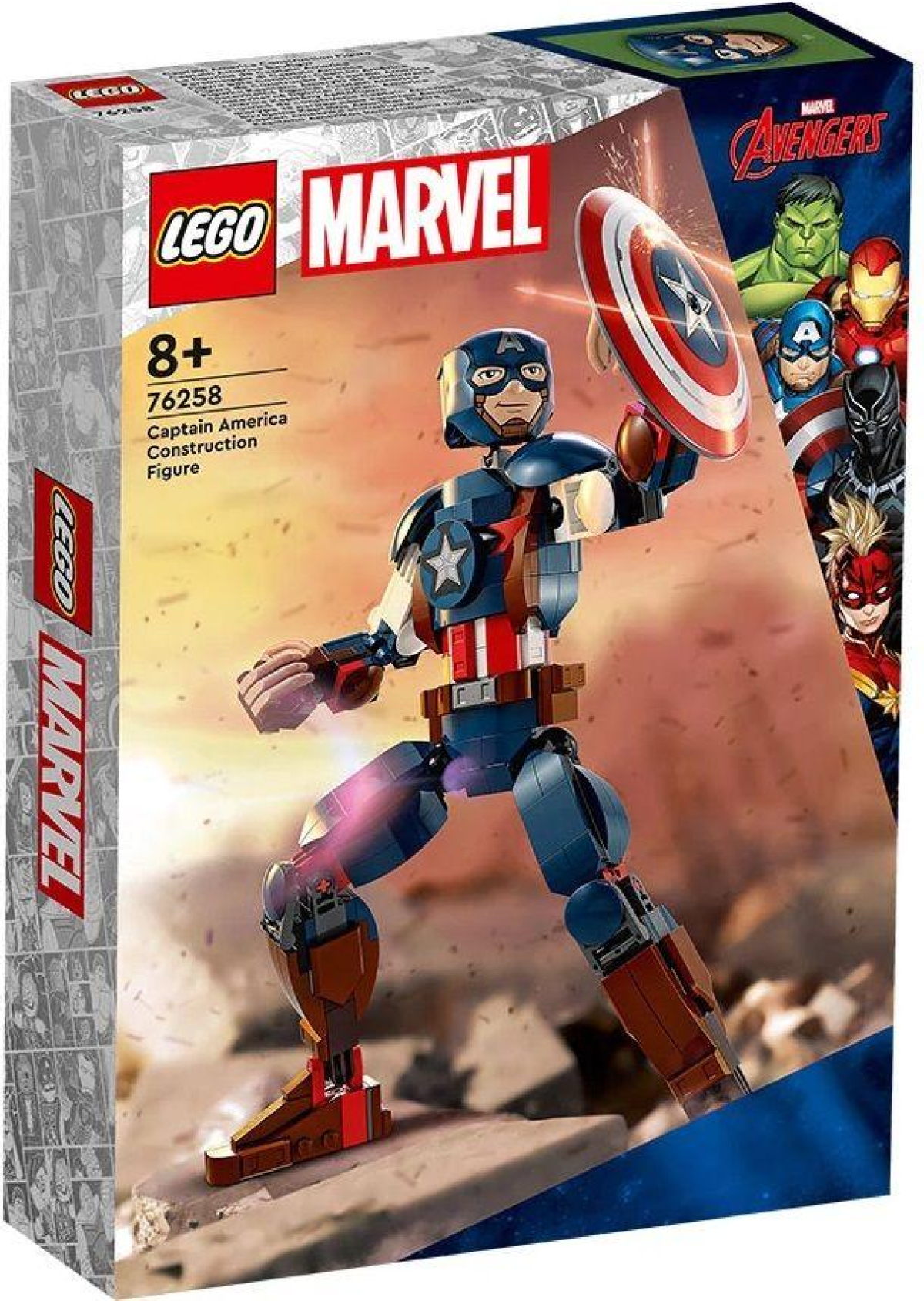 LEGO Marvel - Super Captain America - 76258на ниска цена с бърза доставка - BestPC.BG
