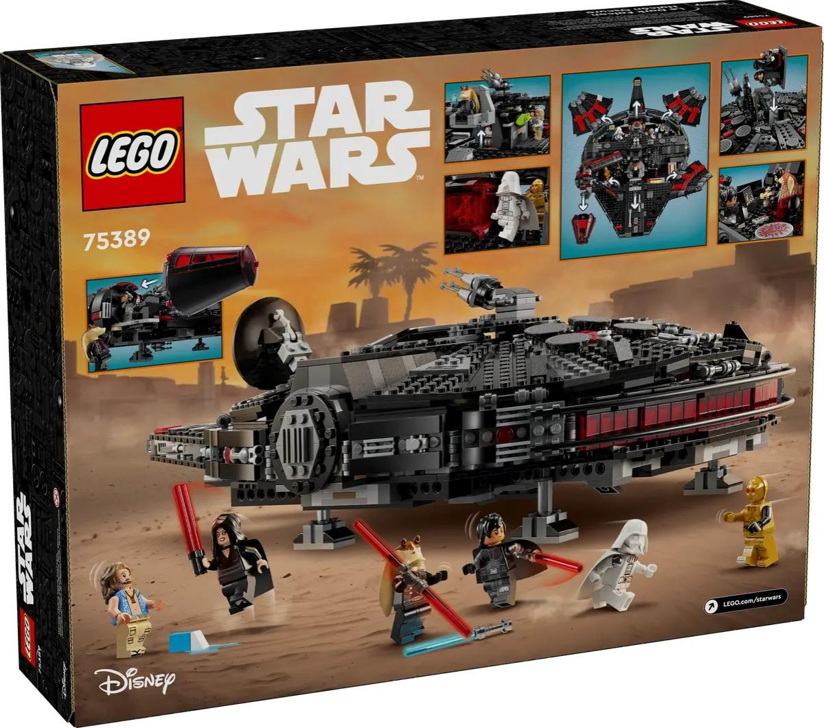 LEGO Star Wars - Dunkler Millennium Falke, 75389на ниска цена с бърза доставка - BestPC.BG