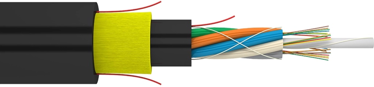 Оптичен кабел SM-MLT-NMA-DJ-ADSS-(AY90)-24FO(2x12), 24 влакнана ниска цена с бърза доставка - BestPC.BG