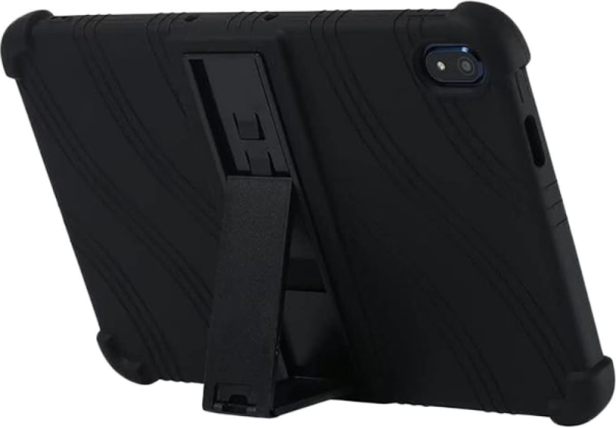 Калъф за таблет Prestigio Virtuoso PSTA101, гумиран, с поставка, черенна ниска цена с бърза доставка - BestPC.BG