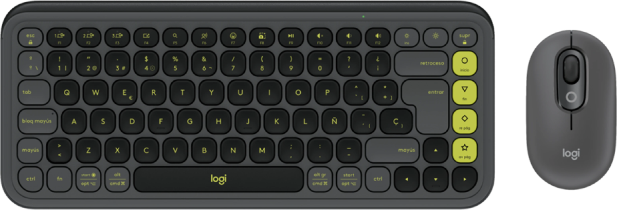 Клавиатура LOGITECH POP ICON COMBO - GRAPHITE - US INT'L - BT - INTNL-973на ниска цена с бърза доставка - BestPC.BG