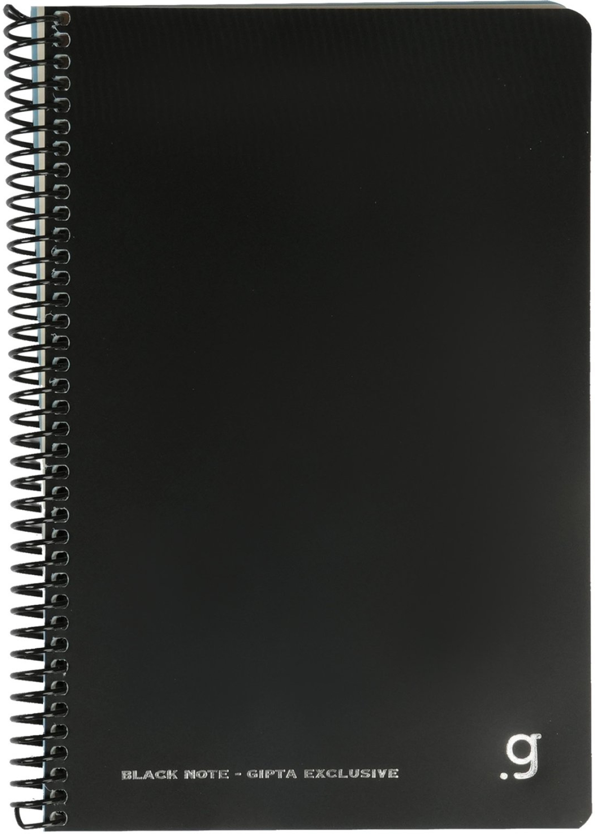 Gipta Тетрадка Black, кремава хартия, широки редове. със спирала, 17 х 24 cm,на ниска цена с бърза доставка - BestPC.BG
