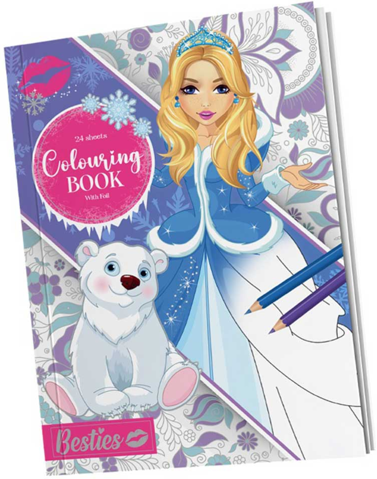 Moxy Книжка за оцветяване Besties, A4, 24 страницина ниска цена с бърза доставка - BestPC.BG