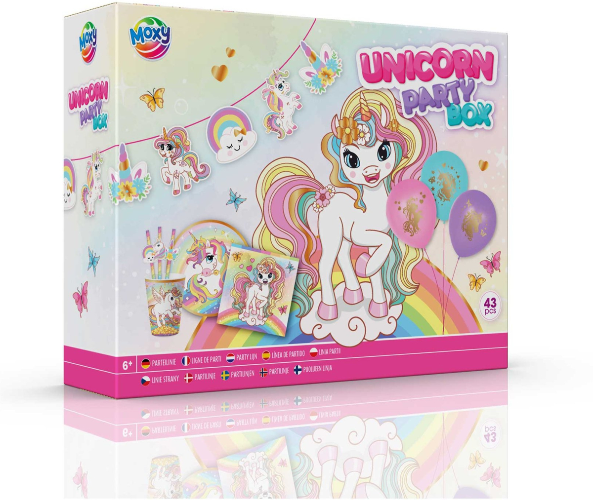 Moxy Кутия с парти аксесоари Еднорог, 43 частина ниска цена с бърза доставка - BestPC.BG