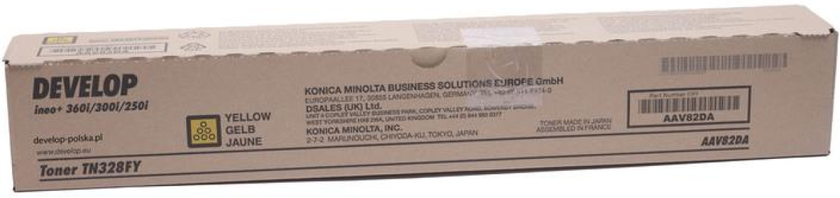 Тонер касета DEVELOP TN-328C, ineo + 251i, + 301i, + 361i, 28000 к., Жълтна ниска цена с бърза доставка - BestPC.BG