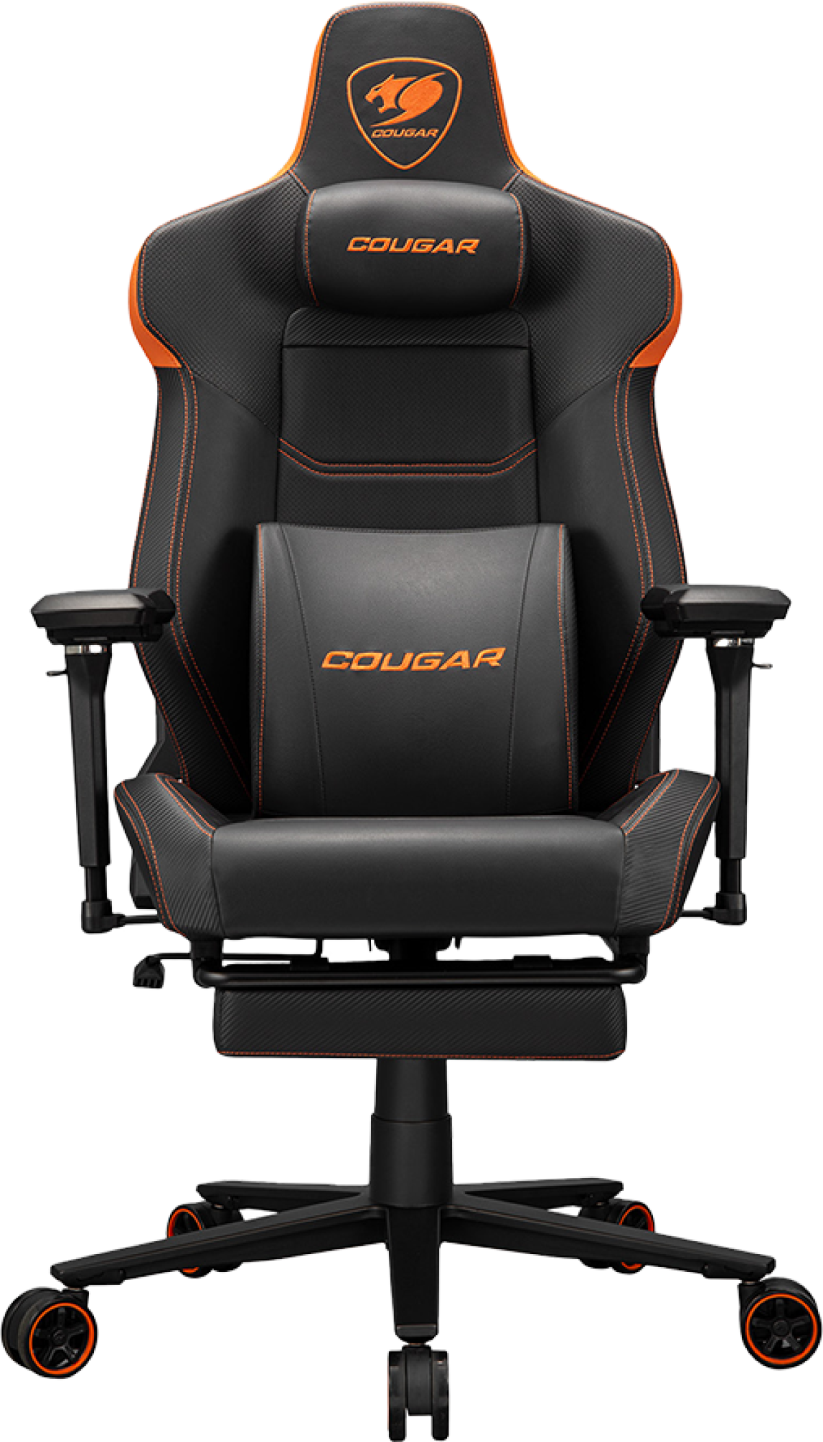 Геймърски стол COUGAR ARMOR EVO M Gaming chair, Черен/Оранжевна ниска цена с бърза доставка - BestPC.BG