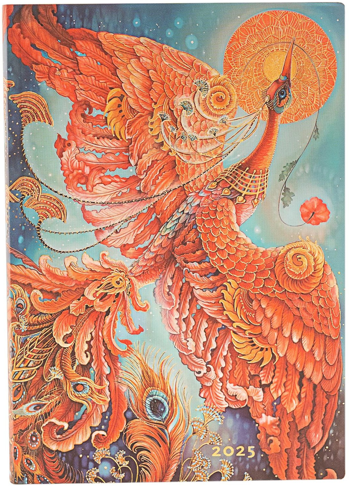 Paperblanks Планер Firebird, Midi, 1 ден на страница, мека корица, 216 листа, за 2025 годинана ниска цена с бърза доставка - BestPC.BG