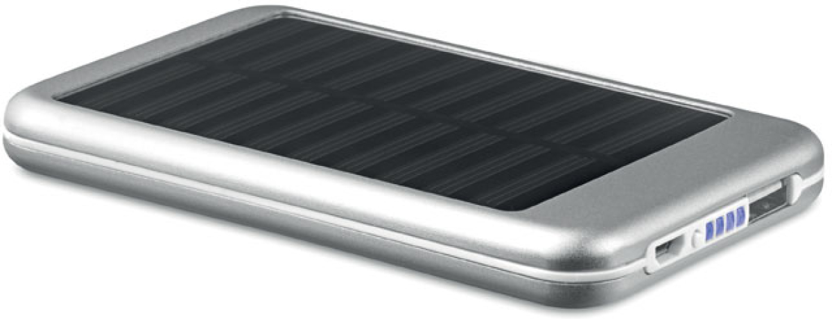 Външна батерия Външна батерия, с USB порт, соларна, сивана ниска цена с бърза доставка - BestPC.BG