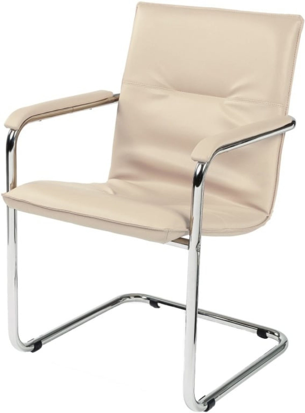 Nowy Styl Посетителски стол Rumba Lux, екокожа, Бежовна ниска цена с бърза доставка - BestPC.BG