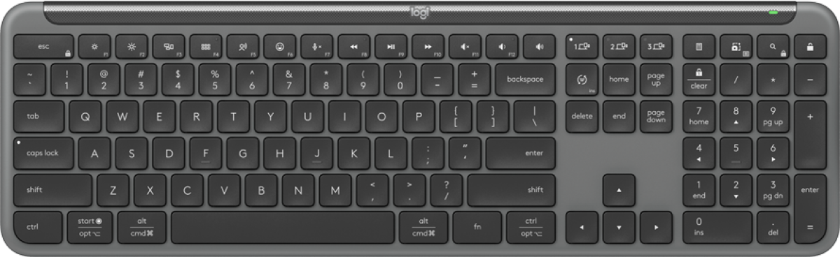 Клавиатура LOGITECH SIGNATURE SLIM WIRELESS KEYBOARD K950 - GRAPHITE - US INT\'L - 2.4GHZна ниска цена с бърза доставка - BestPC.BG