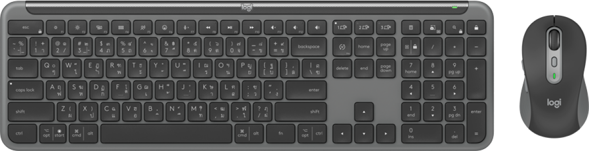 Клавиатура LOGITECH Signature Slim Combo MK950 - GRAPHITE - US INT'L - 2.4GHZ-BT- INTNL-973на ниска цена с бърза доставка - BestPC.BG