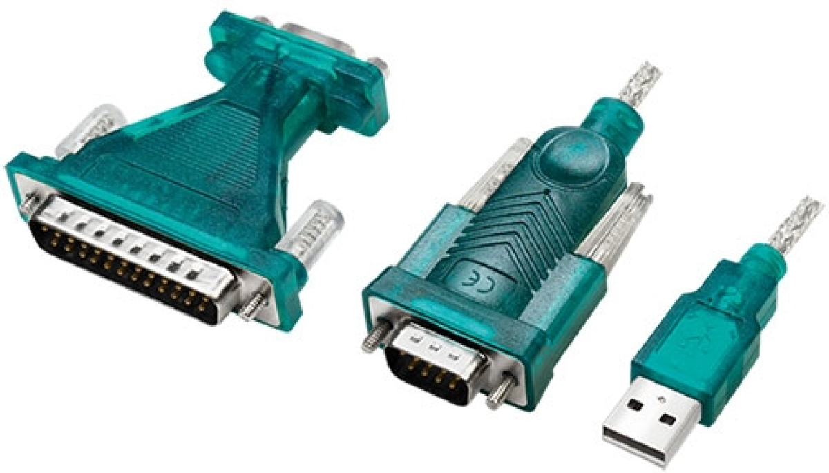 Кабел/адаптер USB to SERIAL DB9M+DB25M convert, Logilink UA0042Bна ниска цена с бърза доставка - BestPC.BG