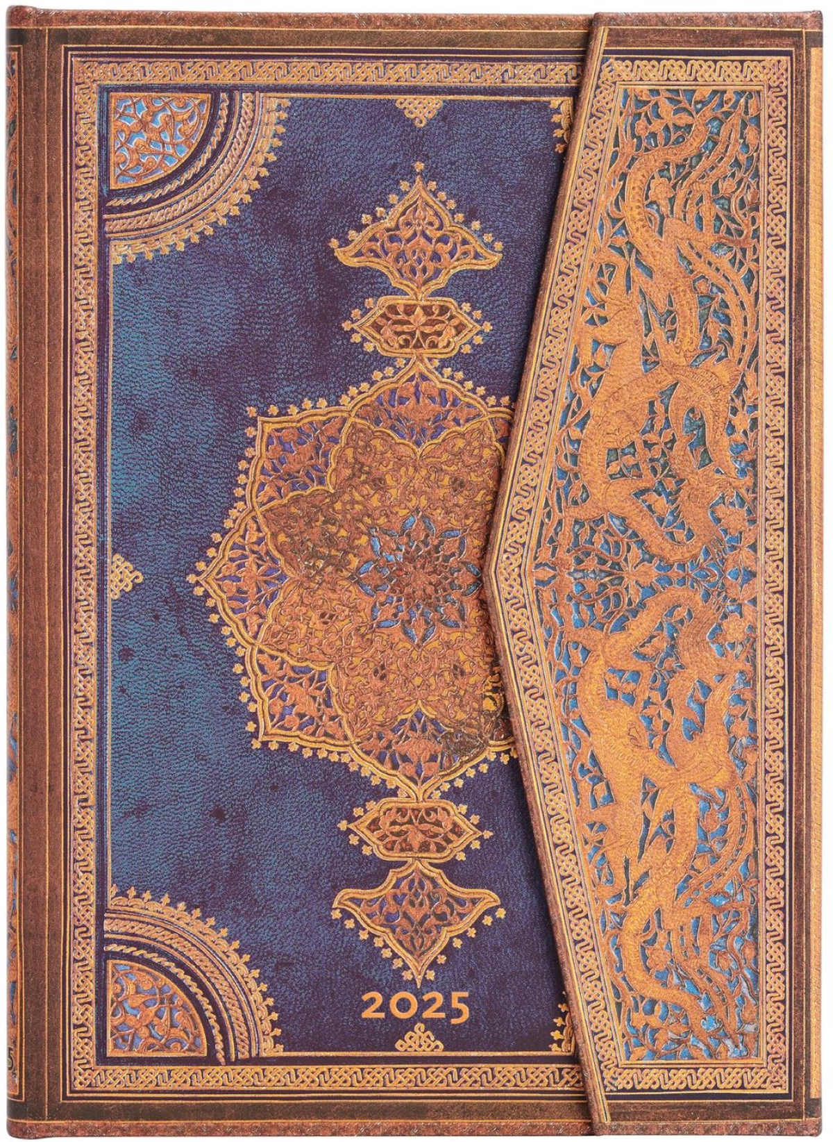 Paperblanks Планер Safavid Indigo, Midi, вертикален, твърда корица, 80 листа, за 2025 годинана ниска цена с бърза доставка - BestPC.BG