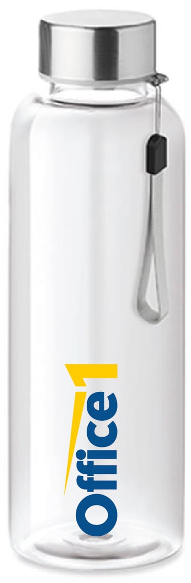 Office 1 Бутилка Utah, рекламна, прозрачна, 500 mlна ниска цена с бърза доставка - BestPC.BG