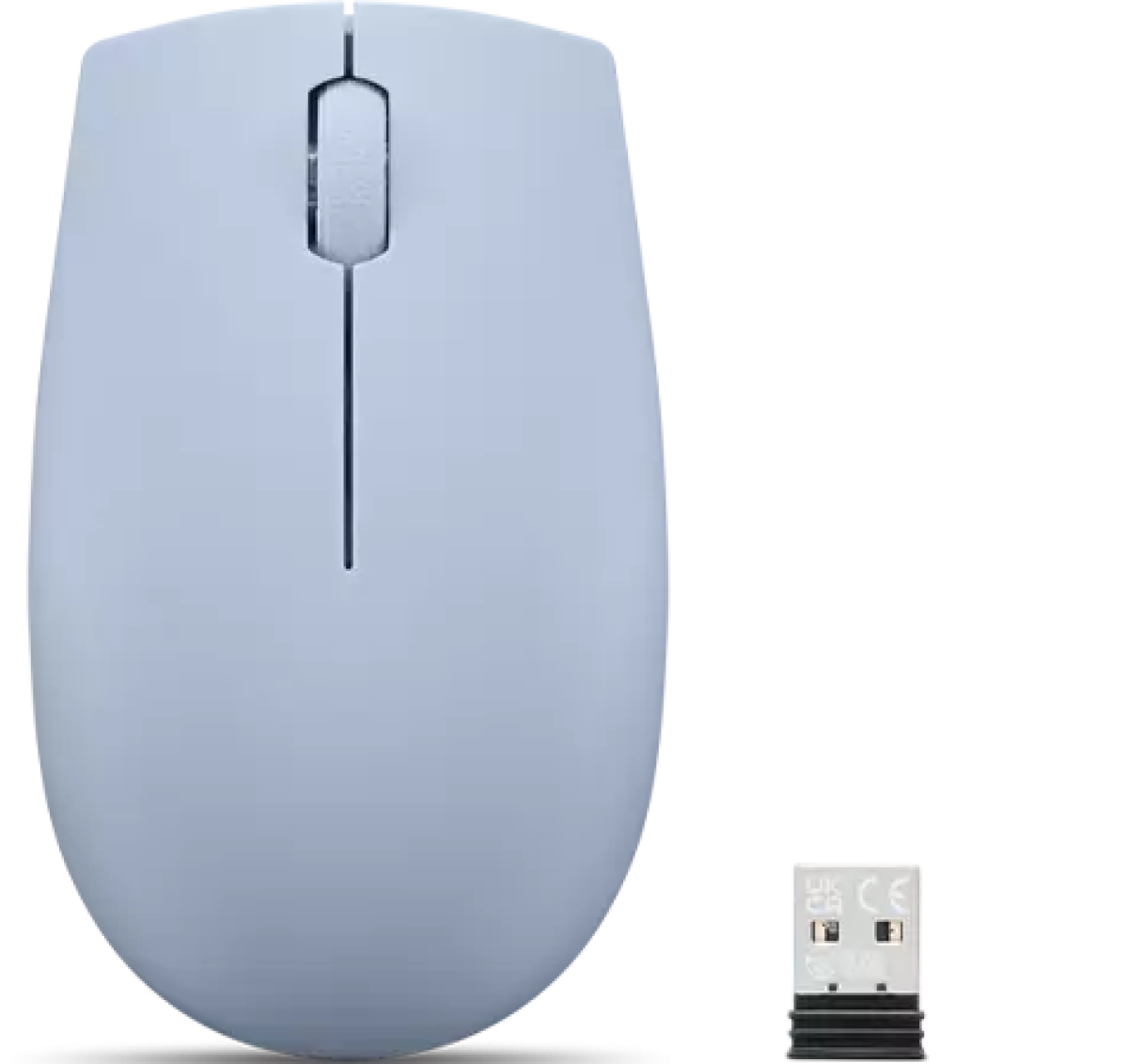 Мишка LENOVO 300 синя с батерияна ниска цена с бърза доставка - BestPC.BG