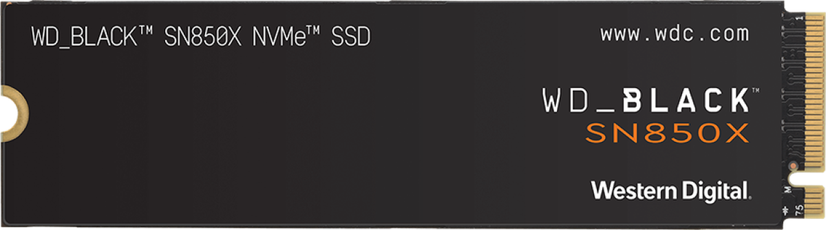 SSD Western Digital WD Black SN850X 1TB M.2 2280 PCIe Gen4 x4 NVMeна ниска цена с бърза доставка - BestPC.BG